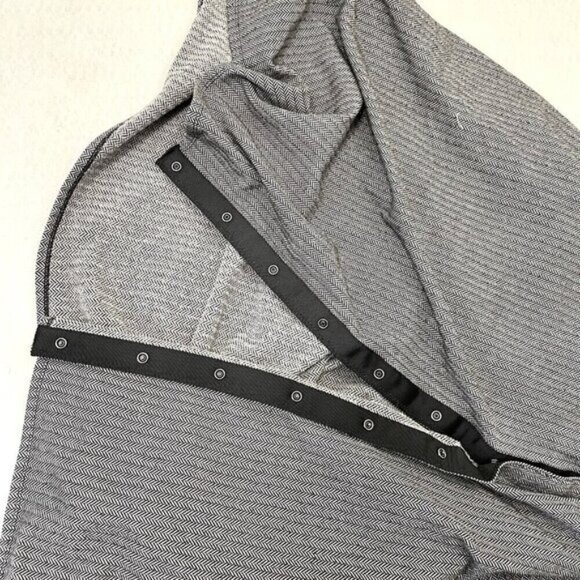 Lululemon Vinyasa Scarf Infinity Rulu Heathered Herringbone Black White One Size - Picture 2 of 4